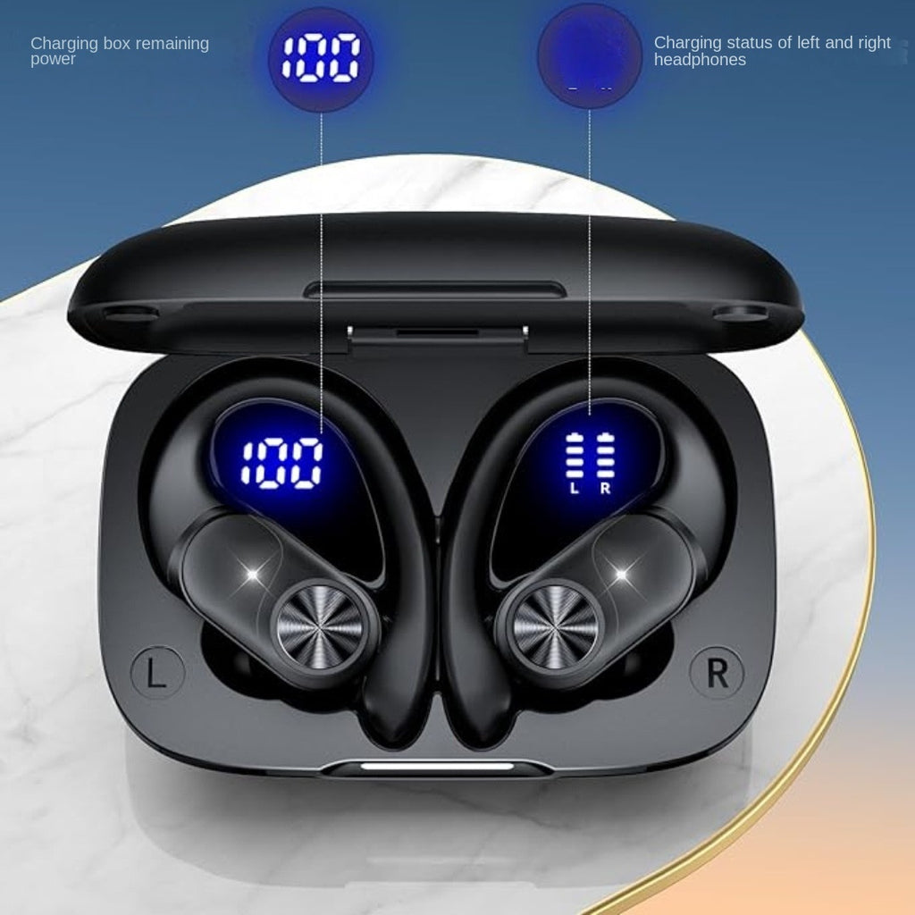 Wireless Bluetooth Long Range Sports Running Noise cancelling Earbuds