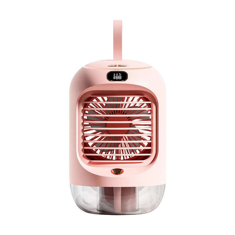 Spray Humidification Cooling Fan Mini Household Desktop Shaking Head Small Fan Usb Portable Air Conditioning Fan