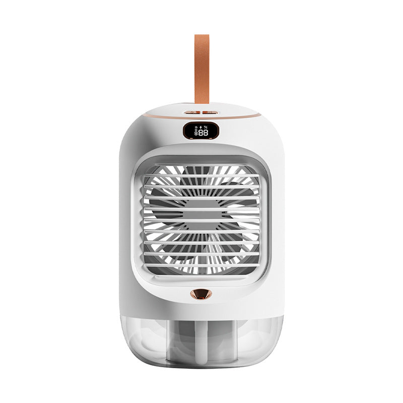 Spray Humidification Cooling Fan Mini Household Desktop Shaking Head Small Fan Usb Portable Air Conditioning Fan