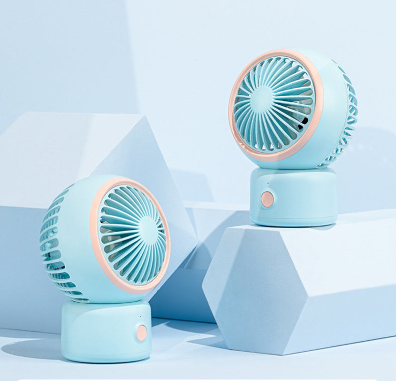 Desktop Fan USB Small Fan Household Silent Fan Desktop Floor Electric Fan Handheld Portable